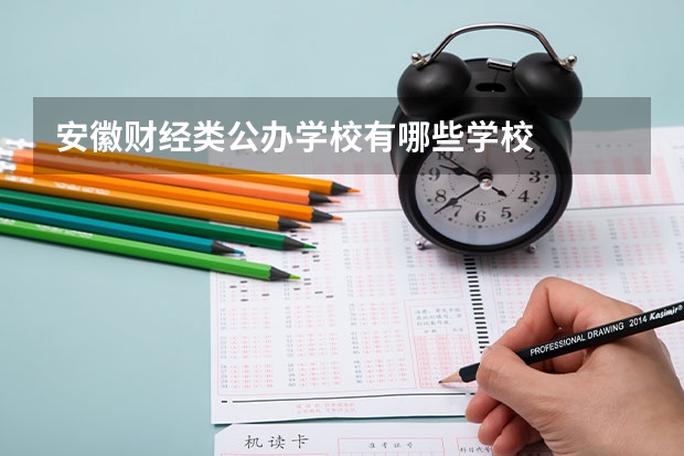 安徽财经类公办学校有哪些学校