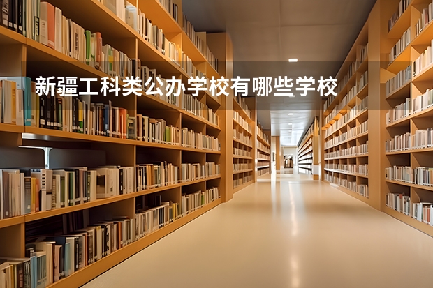 新疆工科类公办学校有哪些学校