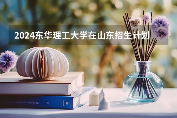 2024东华理工大学在山东招生计划（招生人数介绍）