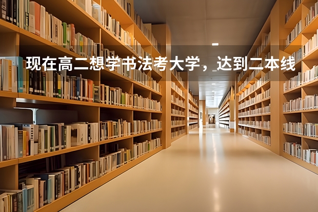 现在高二想学书法考大学，达到二本线的话我可以报其他专业的大学吗，或者可以转专业吗？