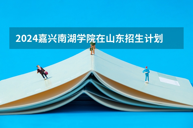 2024嘉兴南湖学院在山东招生计划（招生人数介绍）