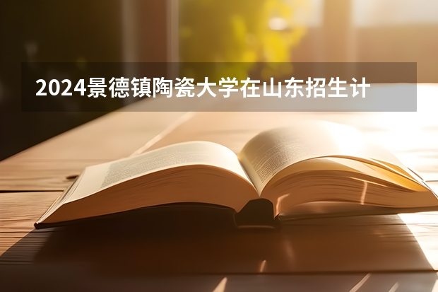 2024景德镇陶瓷大学在山东招生计划（招生人数介绍）