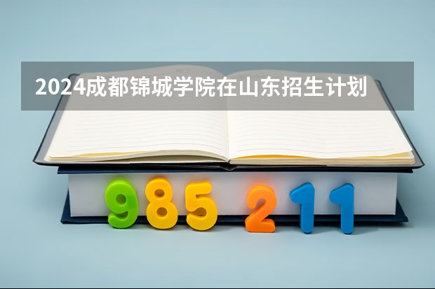 2024成都锦城学院在山东招生计划（招生人数介绍）