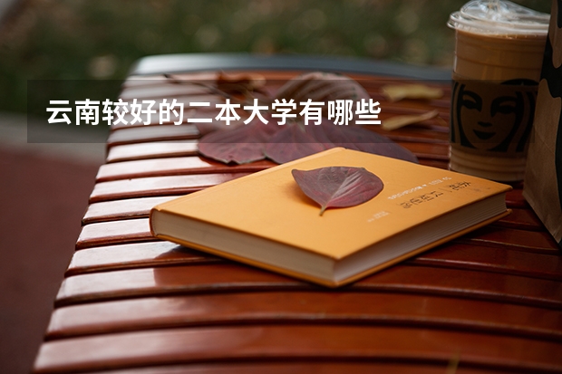 云南较好的二本大学有哪些