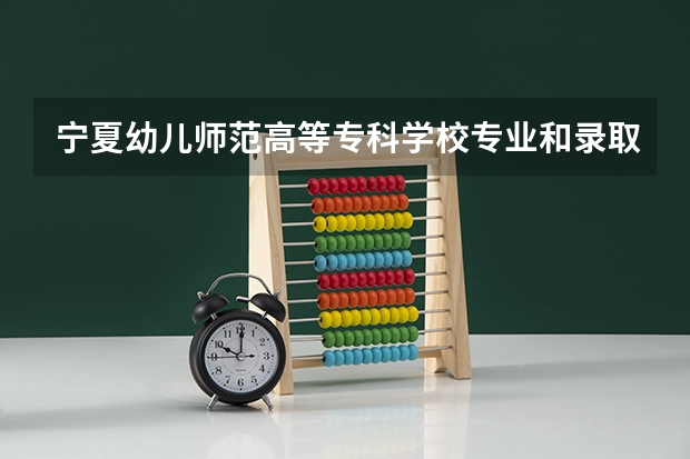 宁夏幼儿师范高等专科学校专业和录取分数线是多少