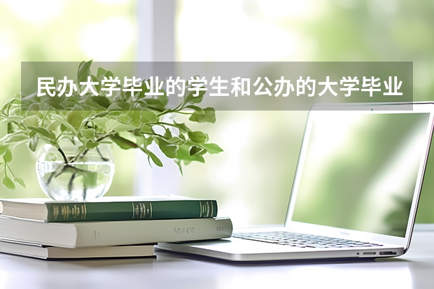 民办大学毕业的学生和公办的大学毕业学生相比，有哪些区别？
