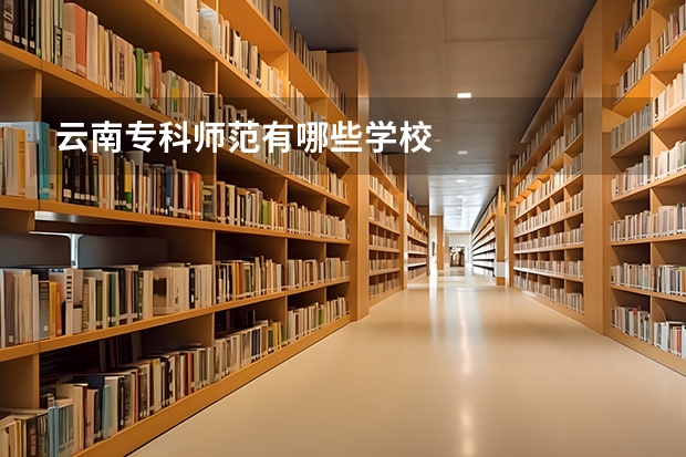 云南专科师范有哪些学校
