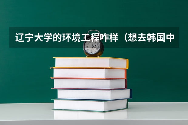 辽宁大学的环境工程咋样（想去韩国中央大学留学）