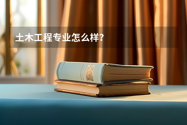 土木工程专业怎么样？