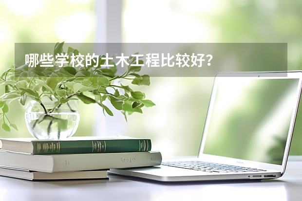 哪些学校的土木工程比较好？