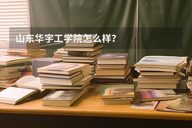 山东华宇工学院怎么样？