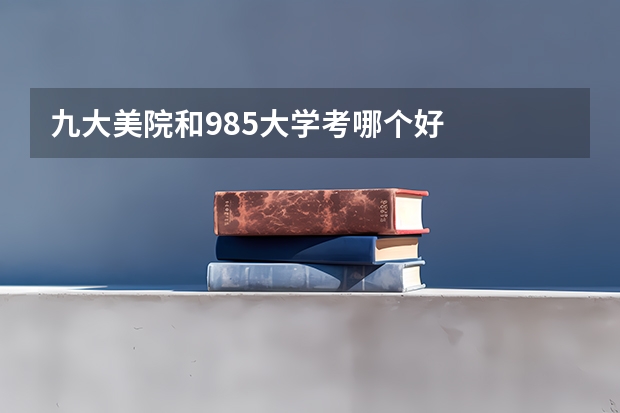 九大美院和985大学考哪个好