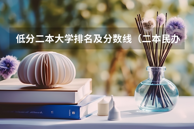 低分二本大学排名及分数线（二本民办大学与公办一专高考录取分数线）