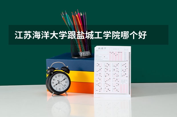 江苏海洋大学跟盐城工学院哪个好