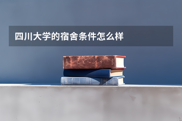 四川大学的宿舍条件怎么样