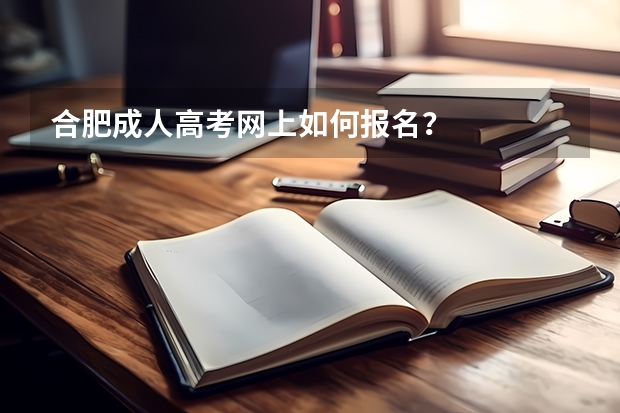 合肥成人高考网上如何报名？